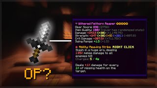 I Bought The FELTHORN REAPER and ITS BROKEN Hypixel Skyblock [upl. by Glavin]