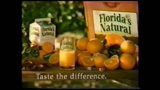 Floridas Natural Orange Juice Commercial 1997 [upl. by Larual]