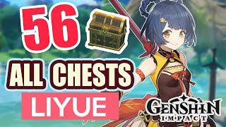 ALL CHESTS IN LIYUE  Stone Gate Bishui Plain  GUIDE 1 【 Genshin Impact 】 [upl. by Blayne627]