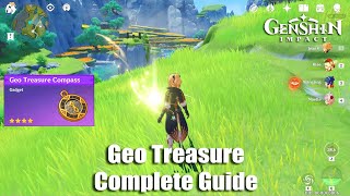 Genshin Impact  Geo Treasure Compass Complete Guide  Reputation Level 6 Showcase [upl. by Bum]