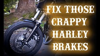 Harley Brakes Suck Heres how to fix them [upl. by Coombs883]