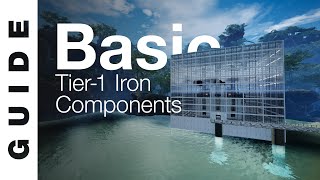 100 EFFICIENT Early Game Tier1 Iron Factory SATISFACTORY GUIDE [upl. by Kaliski]