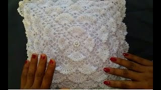 Crochet Cushion cover Very easy [upl. by Annirtak]