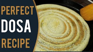 Plain dosa recipe  dosa recipe  How to make dosa  dosa kaise banaye  dosa batter recipe [upl. by Aidua]