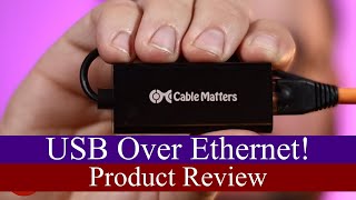 Cable Matter USB Over Ethernet Extender  PRODUCT REVIEW  AscensionTechTuesday  EP153 [upl. by Fleda]