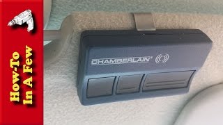 How To Replace Your Garage Opener Remote Battery [upl. by Chavaree7]