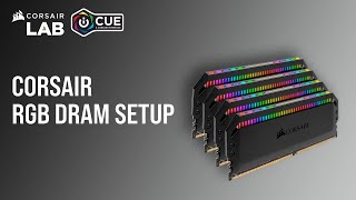 How To Set Up CORSAIR RGB RAM in iCUE 5 [upl. by Daitzman]