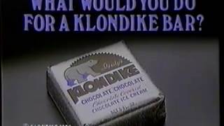 1986 Klondike Bar quotWhat Would You Doquot TV Commercial [upl. by Monroe]