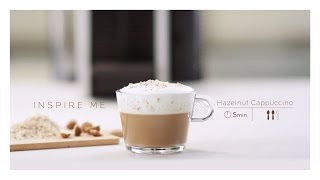 Nespresso Recipe  Hazelnut Cappuccino [upl. by Pawsner]