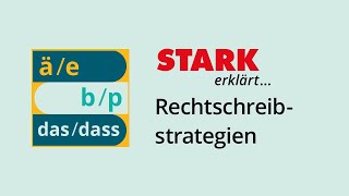 Rechtschreibstrategien  STARK erklärt [upl. by Jakob932]