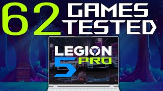 Lenovo Legion 5 Pro  62 Games Tested 5800H RTX 3060 [upl. by Aynat5]