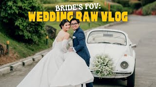 RAW WEDDING VLOG  Jen Barangan [upl. by Llednahs]