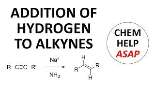 adding hydrogen to alkynes [upl. by Etteroma]