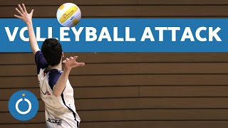 VOLLEYBALL TRAINING  How to ATTACK the Ball 🏐 [upl. by Neibart]