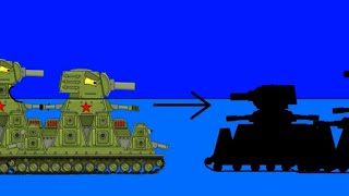 Reborn of the KV44M and KV44Cartoon about tanks [upl. by Neddra431]