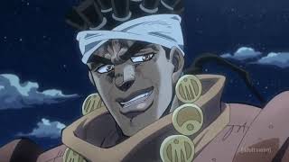 Jojos Bizarre Adventure Stardust Crusaders Avdol amp Polnareff Embarrass Cameo English Dub [upl. by Ridley]