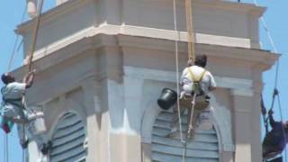 Steeplejacks Painting a Church Steeple [upl. by Webb88]