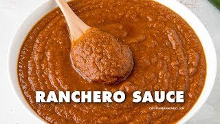 Zesty Ranchero Sauce  Chili Pepper Madness [upl. by Narod480]