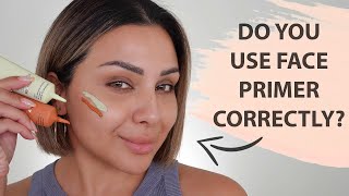 HOW TO USE PRIMER ON FACE 2021  NINA UBHI [upl. by Aelanna]