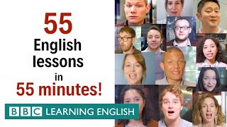 BOX SET 55 English lessons in 55 minutes Grammar amp Vocabulary Megaclass [upl. by Nitsew]