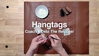 How to Repair Your Coach Hangtag  Coach x Debi The Restorer [upl. by Corilla]