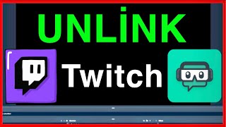 Streamlabs OBS How to UNLINK Twitch Account [upl. by Dincolo]