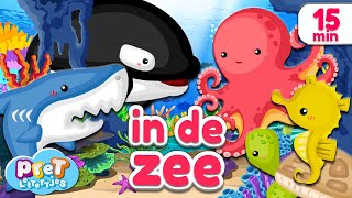 Pretlettertjes • Dierengeluiden in de Zee • 10 nieuwe Zeedieren [upl. by Trah846]