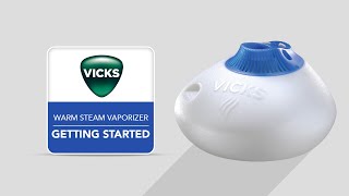 Vicks Warm Steam Vaporizer V150  Getting Started [upl. by Kenzie]