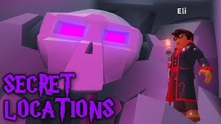 3 TOP SECRET LOCATIONS  ROWizard ROBLOX [upl. by Theresita]