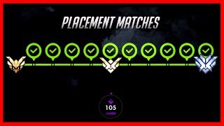 What Happens When You Win All 10 Placements OVERWATCH SEASON 5 COMPETITIVE PLACEMENT GAMES [upl. by Behn973]