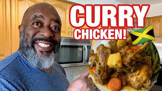 How to make Jamaican Style Curry Chicken [upl. by Chaffinch334]