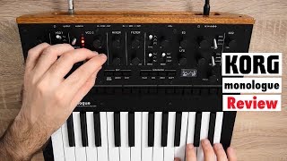 KORG monologue Analog Monophonic Synthesizer  Overview  Sound Demo  Review [upl. by Ater]