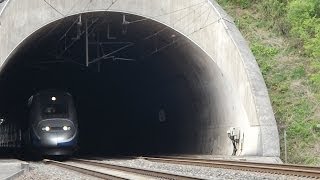 TGV in the Tunnel 240kmh [upl. by Pickett290]