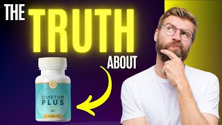 QUIETUM PLUS REVIEW  BEWARE  Quietum Plus Tinnitus Relief Supplement [upl. by Stuart]