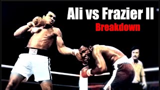 The Epic Rematch Explained  Ali vs Frazier 2 Breakdown [upl. by Saalocin]