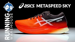 ASICS MetaSpeed Sky InDepth Shoe Breakdown  New Foam  Carbon Plate  Top Plated Racer [upl. by Violet]