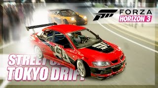 Forza Horizon 3  Tokyo Drift Recreation Build amp Drift Chase [upl. by Delos613]