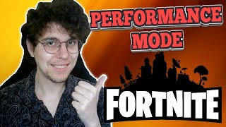 How To Enable Fortnite Performance Mode [upl. by Cedric556]