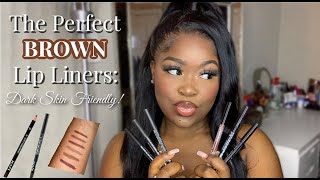 The PERFECT Everyday Lip Combos For WOC Dark Skin  Super AFFORDABLE Lip Liners  JessicaNicole [upl. by Egedan903]