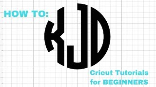 How To CREATE CIRCLE MONOGRAMS USE MONOGRAMOS FONT  EASY CRICUT TUTORIALS FOR BEGINNERS [upl. by Shanta12]