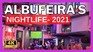 Albufeiras nightlife  What to do in Algarve Portugal [upl. by Cottrell312]