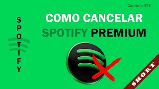 Cómo CANCELAR Spotify PREMIUM [upl. by Okihcas]