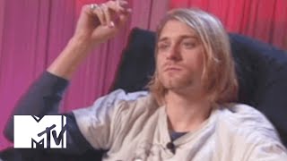 Kurt Cobain Talks Music Videos His Stomach amp Frances Bean  MTV News [upl. by Zeralda]