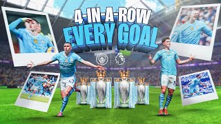 Every Premier League goal from all four seasons  2021 to 2324  4INAROW [upl. by Bigler]