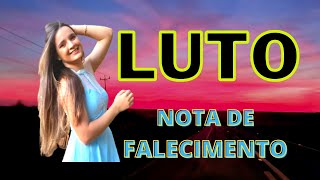 NOTA DE FALECIMENTO CCB  ANDRESSA SANTOS MONTEIRO [upl. by Nolyarg]