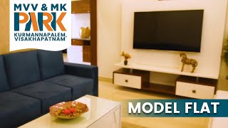 2BHK Model Flat Tour  MVV amp MK Park Kurmannapalem [upl. by Omoj]