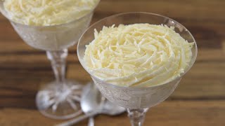 3Ingredient White Chocolate Mousse Recipe [upl. by Schumer]