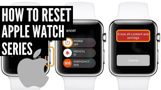 How to factory reset apple watch manually No Pin Req [upl. by Eihs188]