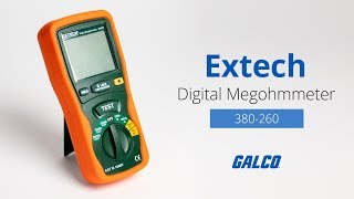 Extechs 380260 Autoranging Digital Megohmmeter [upl. by Leclair779]