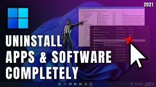 How to UninstallDelete Apps amp Programs in Windows 11 Completely 2023 [upl. by Boyer]